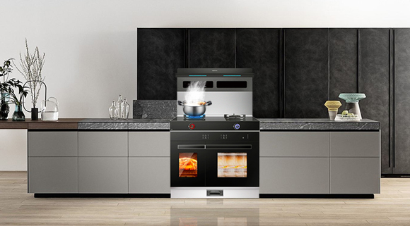 駕馭美食，輕而易舉！科恩S450變頻大吸力蒸烤消一體集成灶喚醒廚房美味